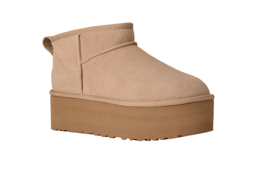 UGG Classic Ultra Mini Platform – Sand | 100% Original