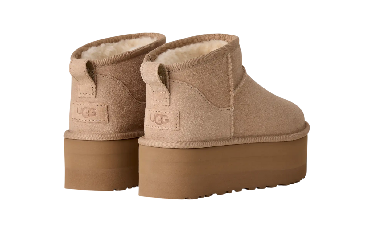 UGG Classic Ultra Mini Platform – Sand | 100% Original